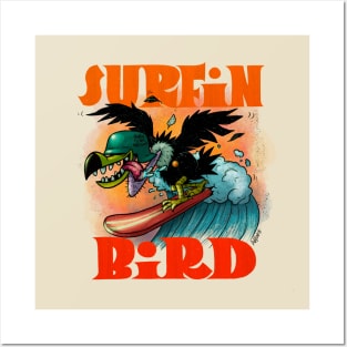 surfin bird Posters and Art